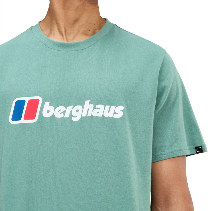 Berghaus Men's Logo Tee in Green