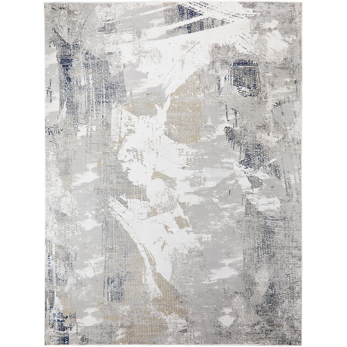 Concept Looms Skyline Grey & Navy Rug, in 3 Sizes
