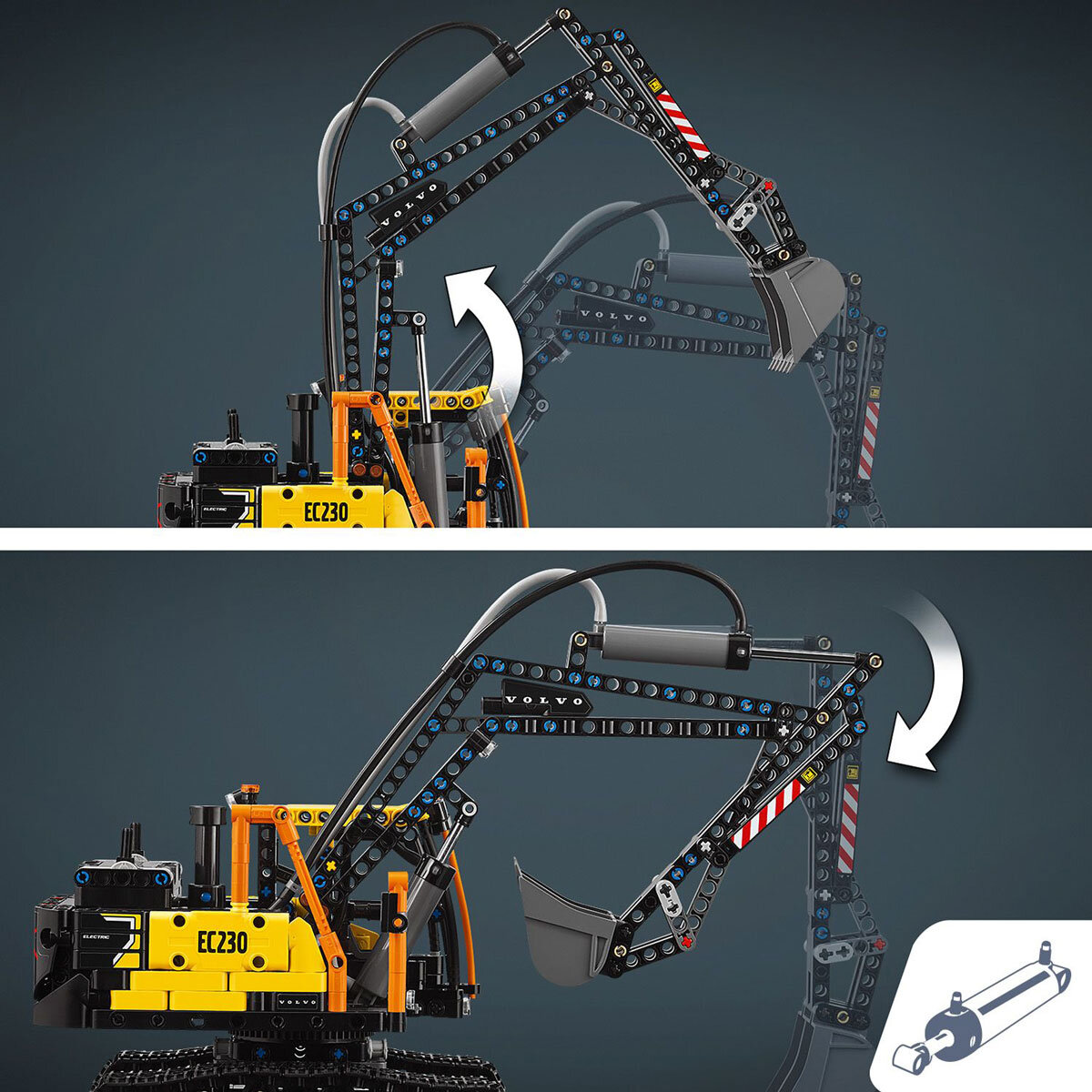 Lego Technic Volvo FMX Truck & EC230 Electric Excavator Item Image