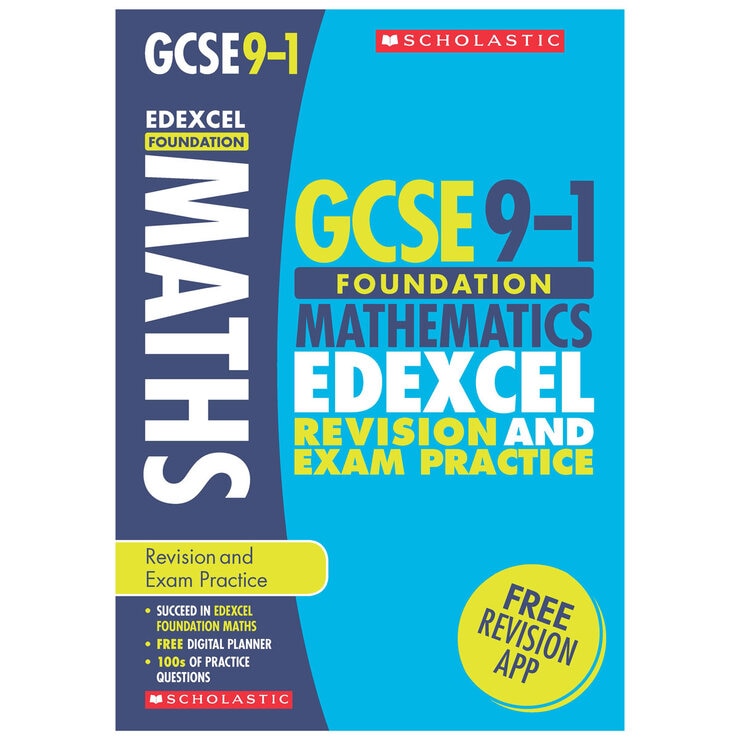 Scholastic GCSE Maths Revision Guide & Exam Practice Workbook in 4 Options