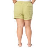 Briggs Ladies Linen Short in Green