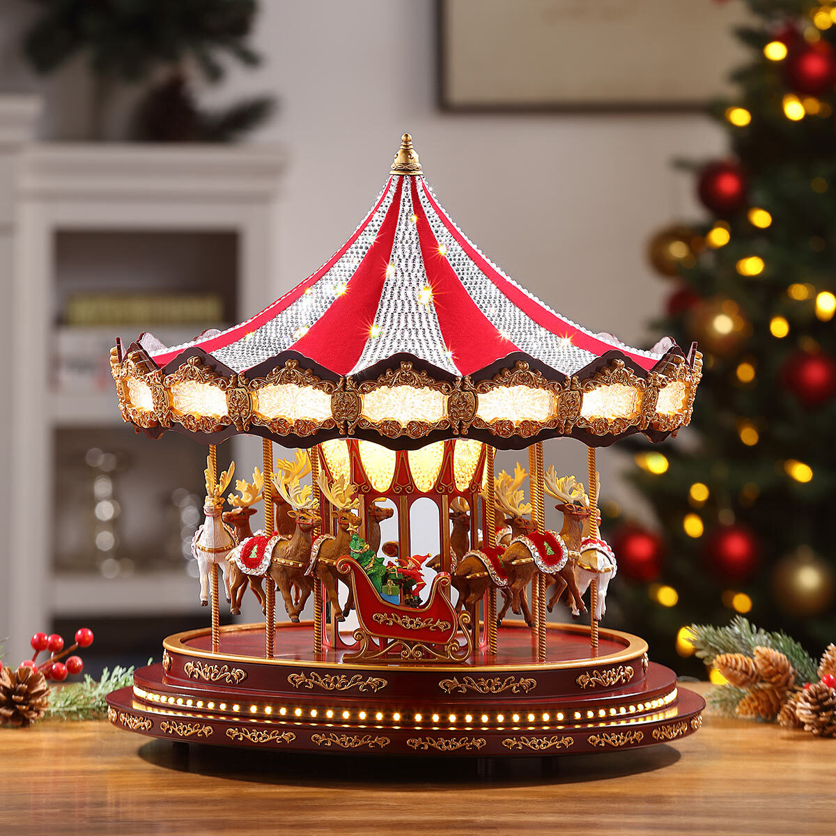 Buy Deluxe Christmas Carousel Lifestyle Image at Costco.co.uk