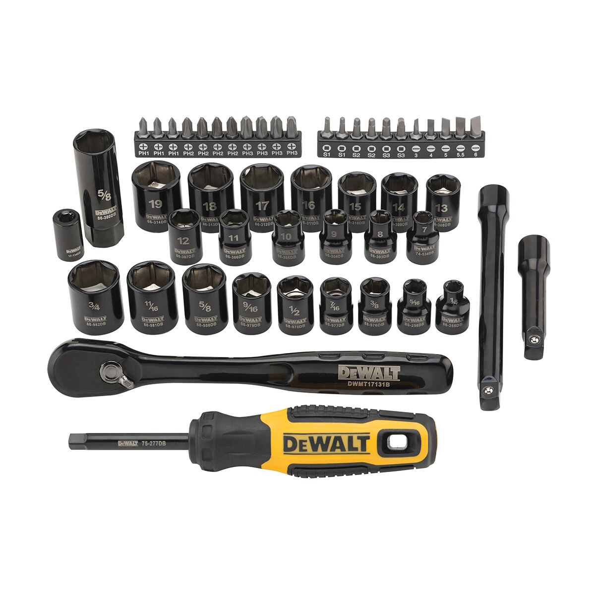 DEWALT® Small Mechanics Set, 50 Piece 3/8" Drive Costco UK