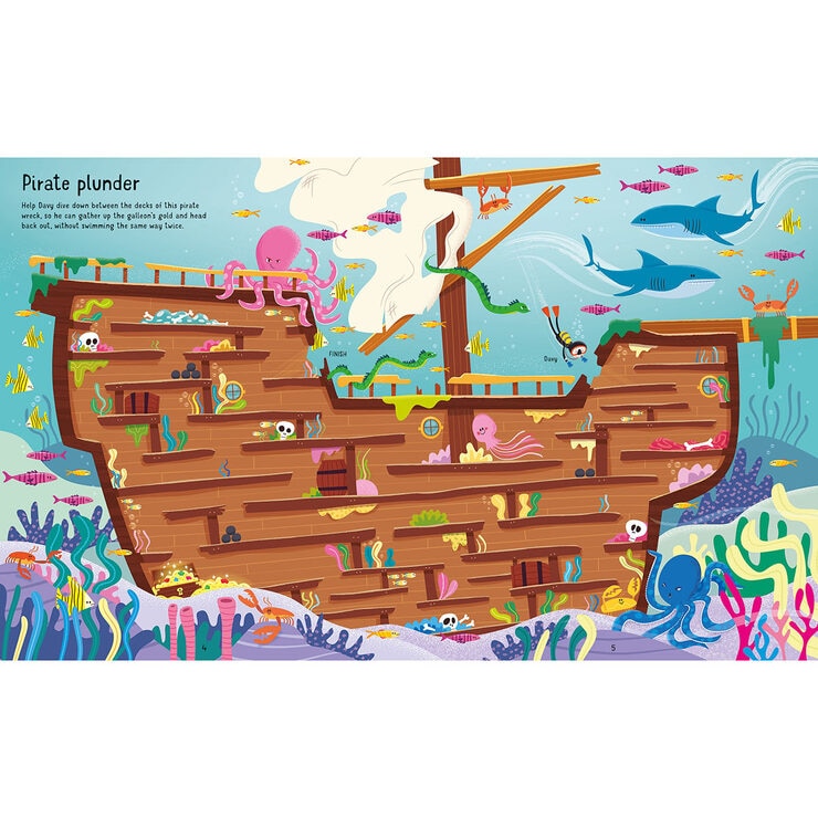 Usborne Mazes 4 Book Set (5+ Years) Usborne Mazes 4 Book Set (5+ Years)