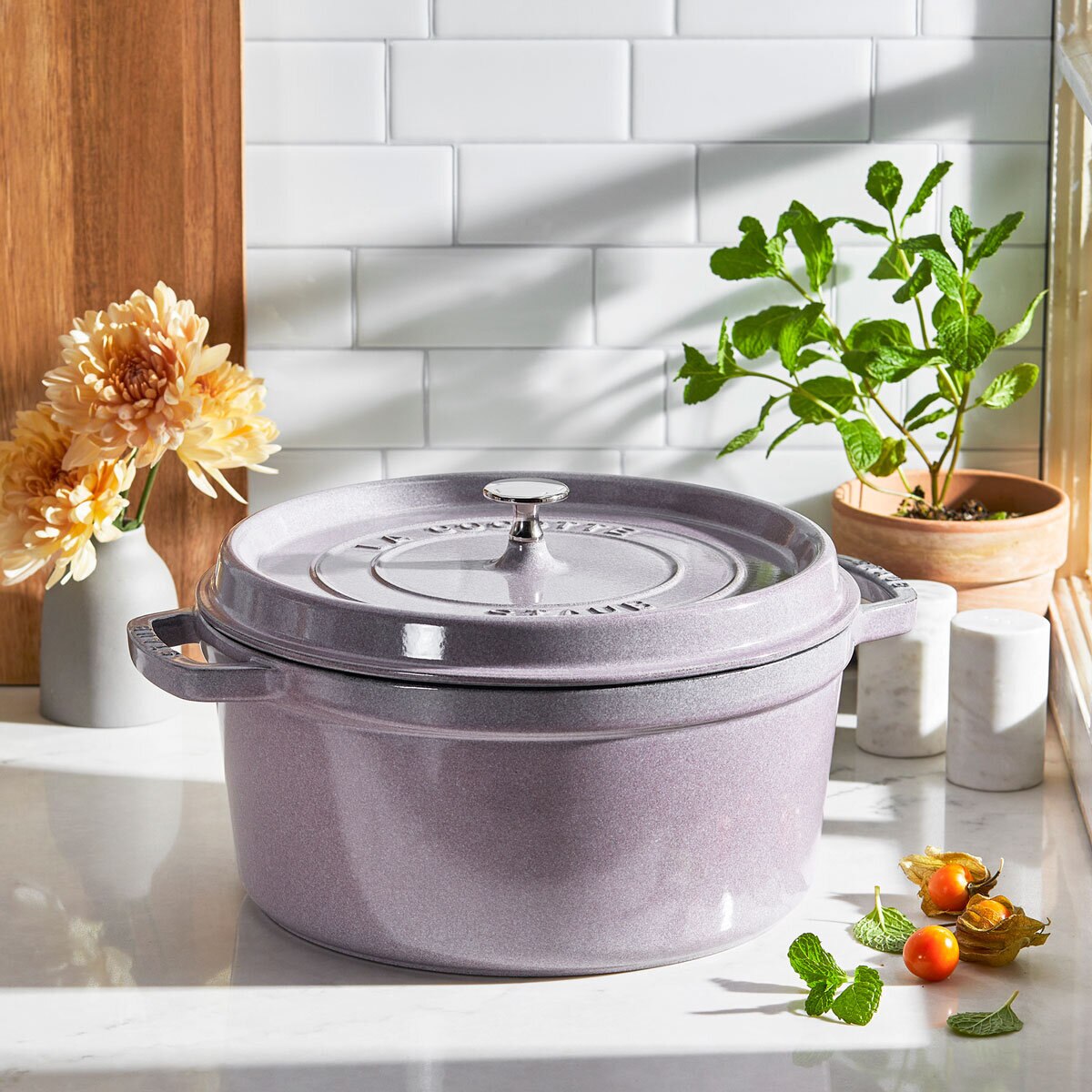 staub cocottee cherry blossom
