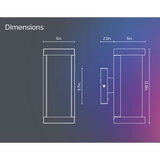 Atomi Smart WiFi Wall Light Sconce, 2 Pack