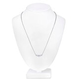 1.00ctw Round Brillant Cut Diamond 5 Stone Necklace