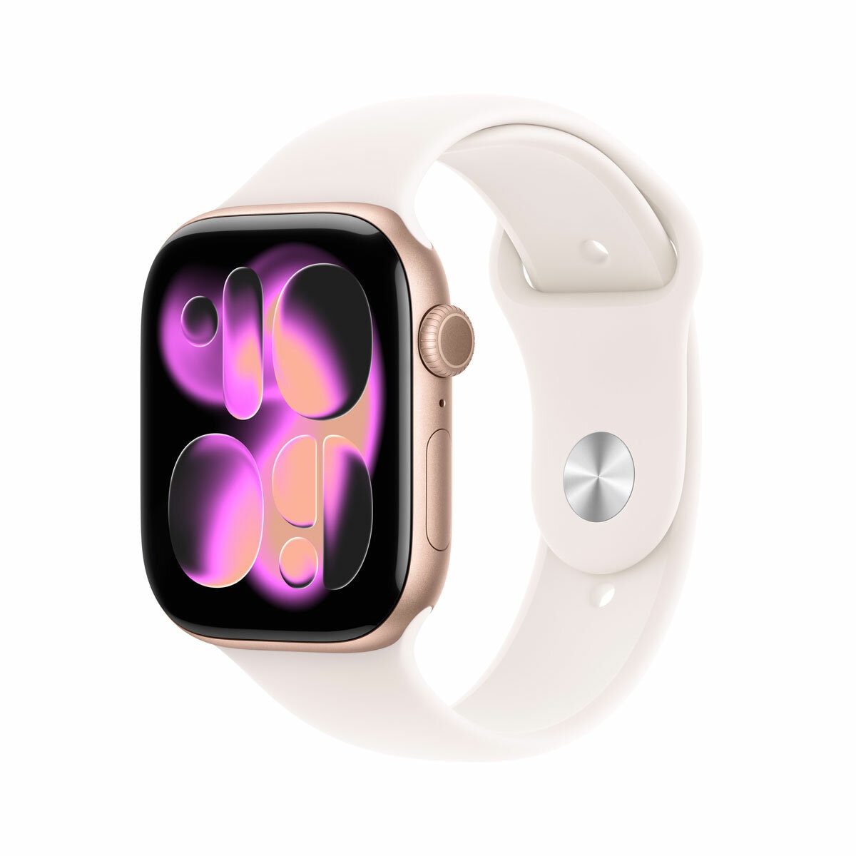 Buy Apple Watch Series 11 GPS, 46mm Rose Gold Aluminium Case with Light Blush Sport Band - M/L, MEV74MP/A at costco.co.uk