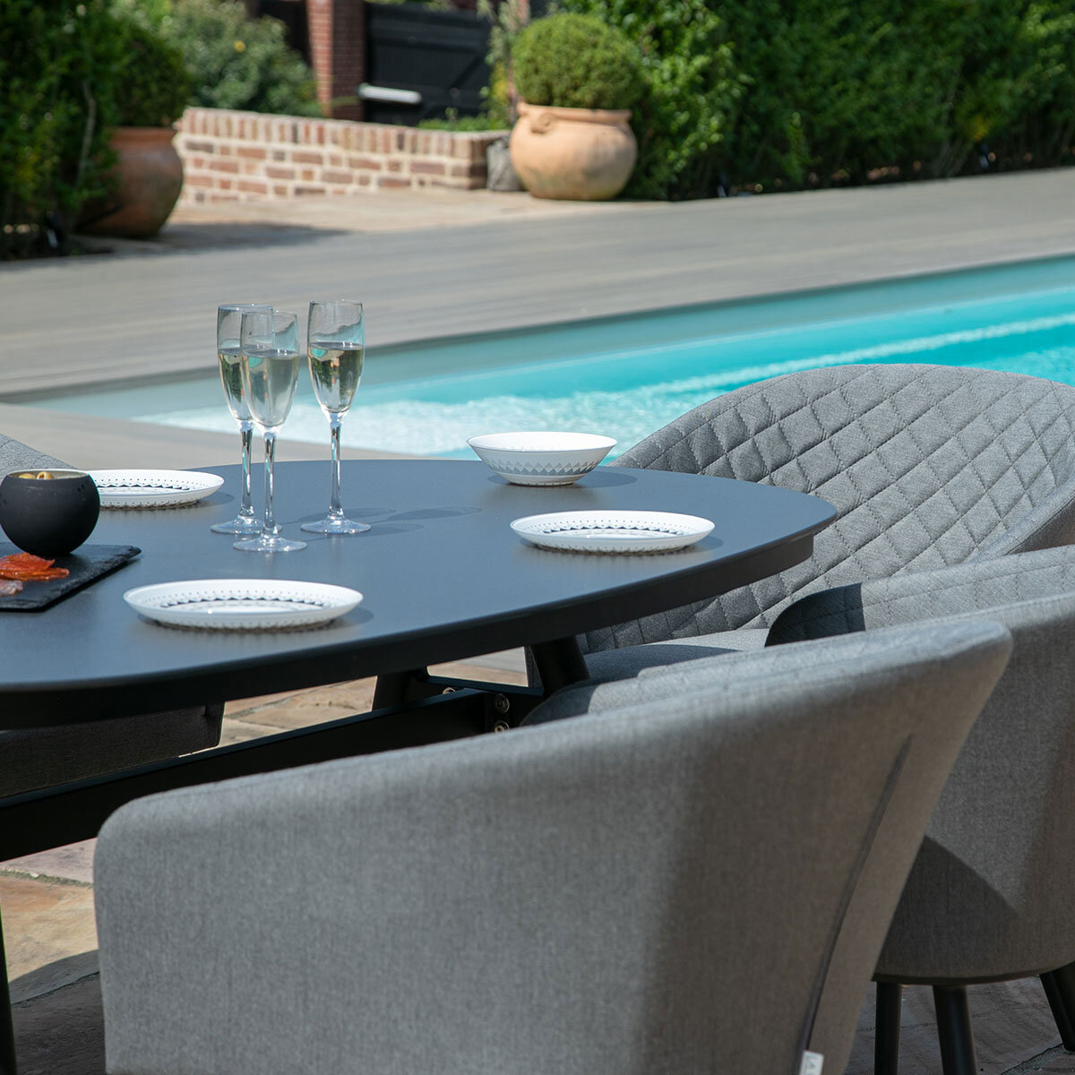 Ceramic glass table