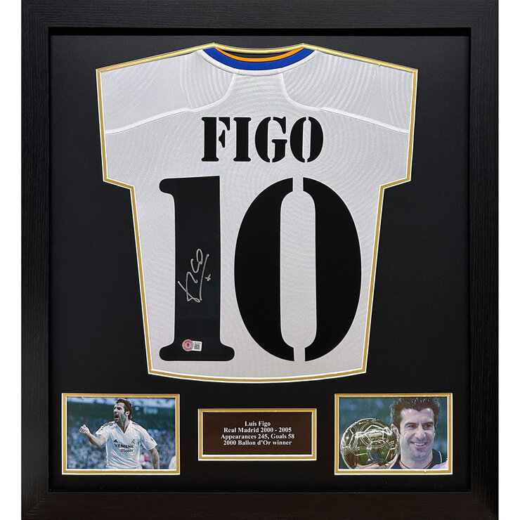 Figo Signed Shirt Figo Signed Shirt