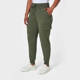 Mondetta Ladies Cargo Cuffed Jogger in Green