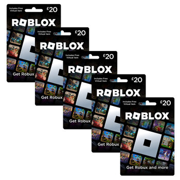 £100 Roblox Gift Cards Multipack (5 X £20)