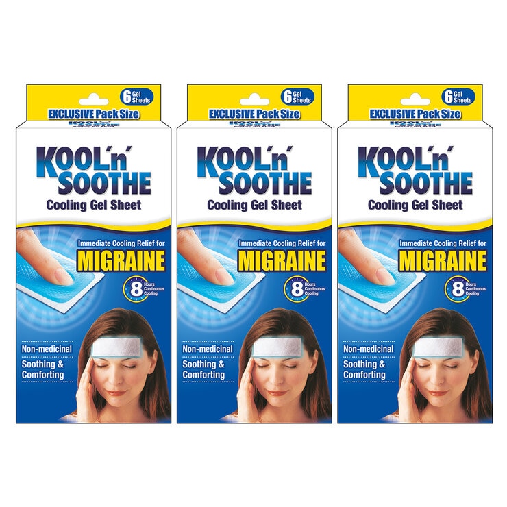 KOOL 'n' SOOTHE Cooling Gel Sheet 3 x 6 Pack KOOL 'n' SOOTHE Cooling Gel Sheet 3 x 6 Pack