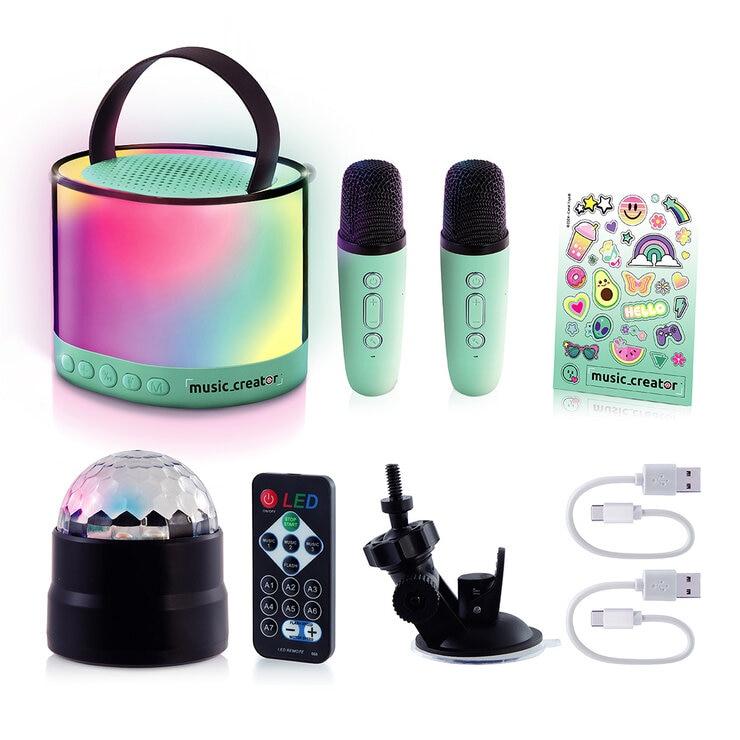 Music Creator Mini Karaoke Station & Disco Ball (14+ Years)