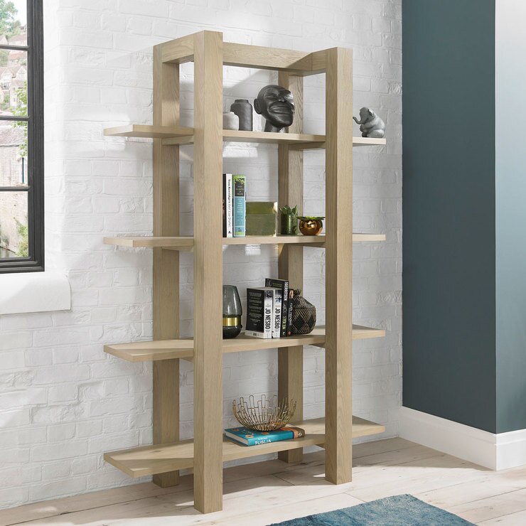 Bentley Designs Turin Aged Oak Open Shelf Unit Costco Uk Bentley Designs Turin Aged Oak Open Shelf Unit