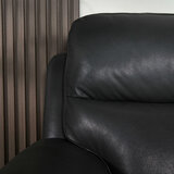 Grace Corner Sofa in Grey Leather