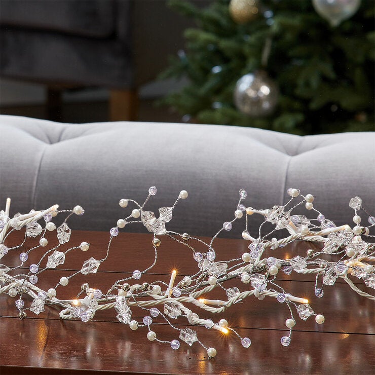9 inches LED Garland with Microlights 9 inches LED Garland with Microlights