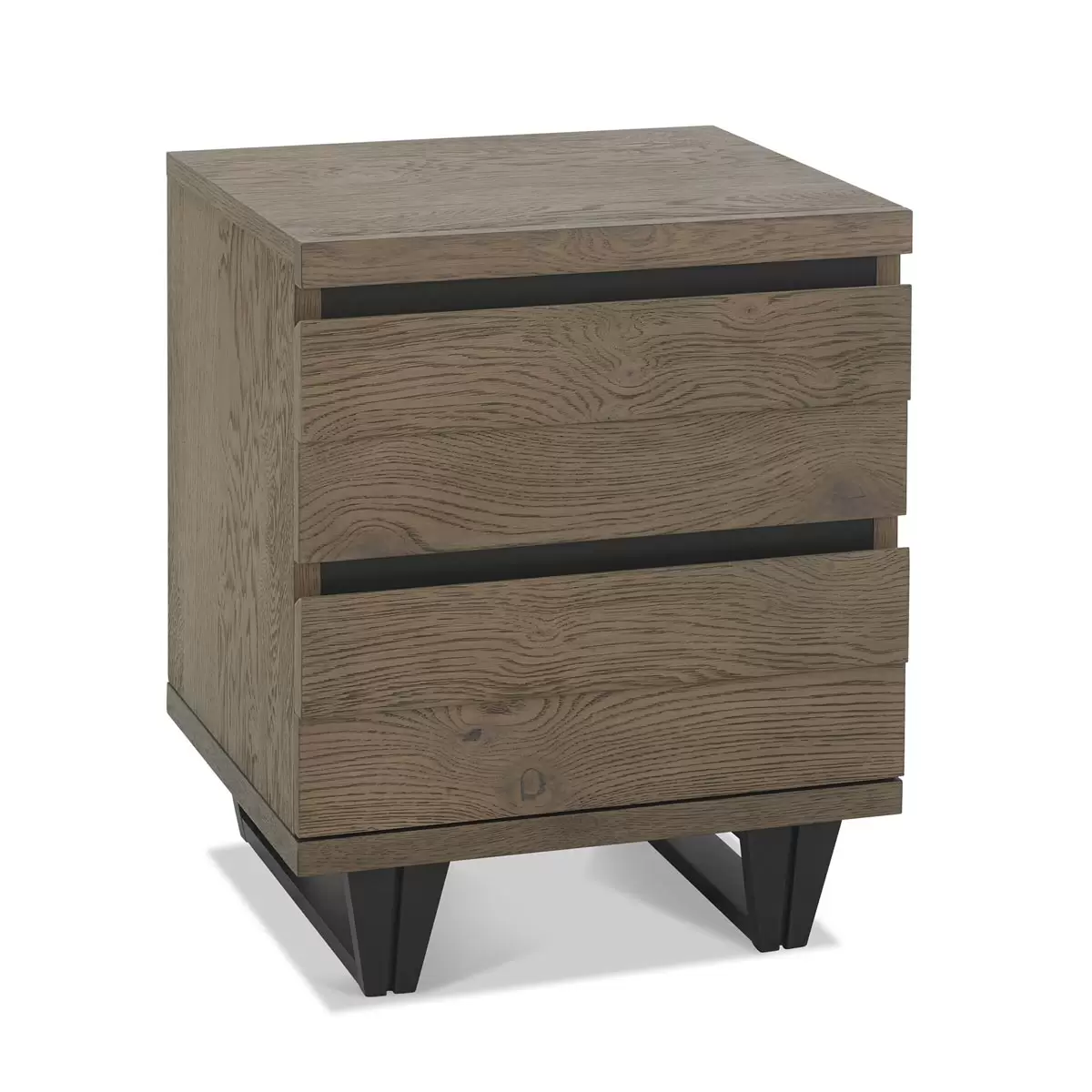 Bentley Designs Tivoli 2 Drawer Nightstand, 2 Pack.