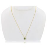 Peridot Birthstone Pendant, 14t Yellow Gold