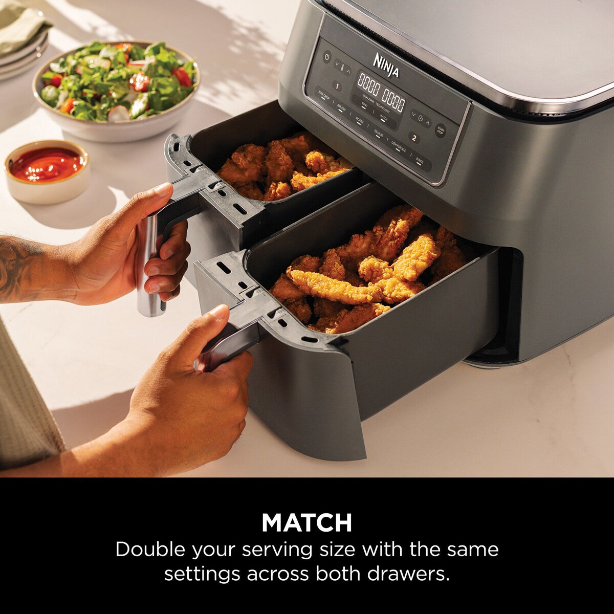 Lifestyle image of 2 drawers being matched Lifestyle image of 2 drawers being matched