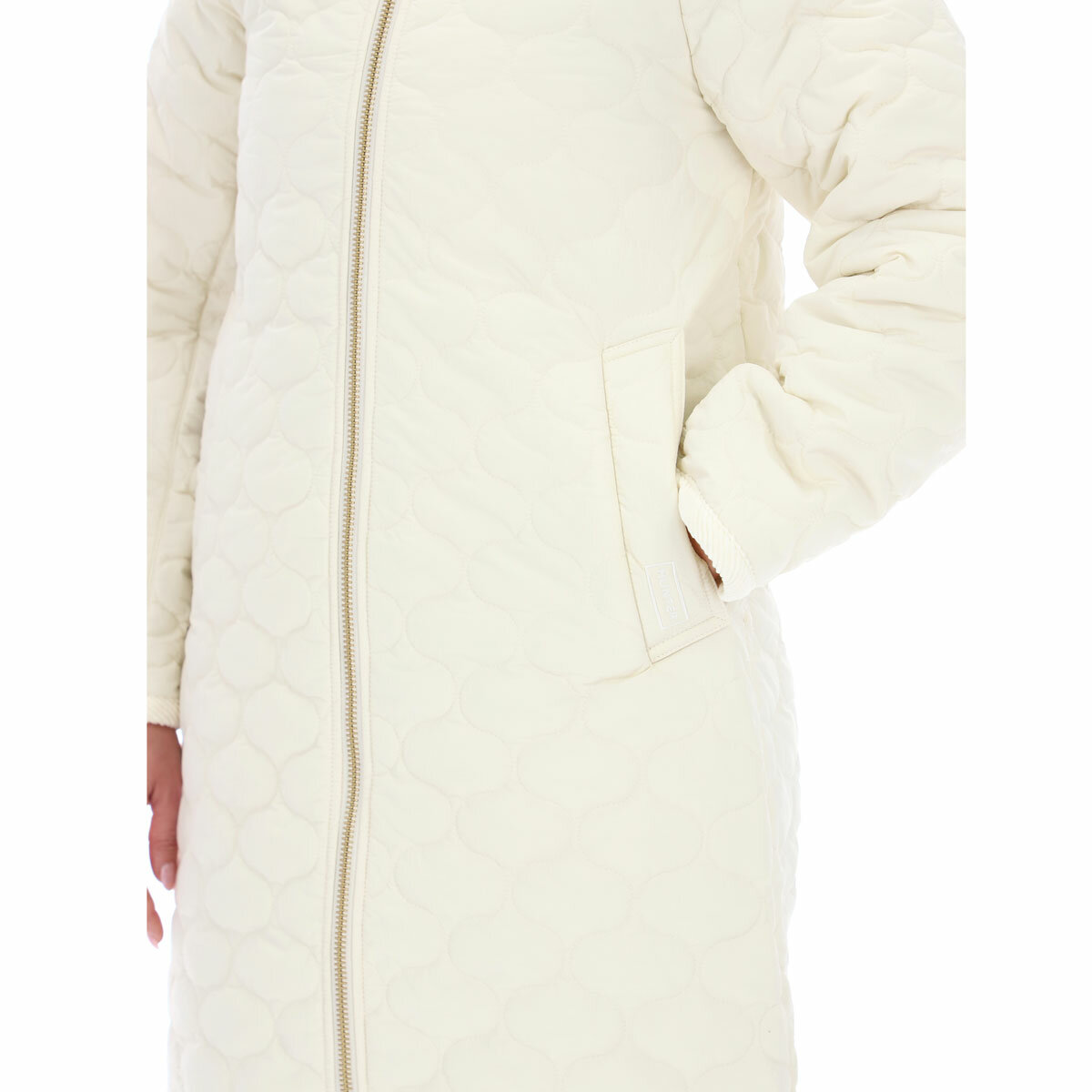 Hunter Women's Quilted Coat in White
