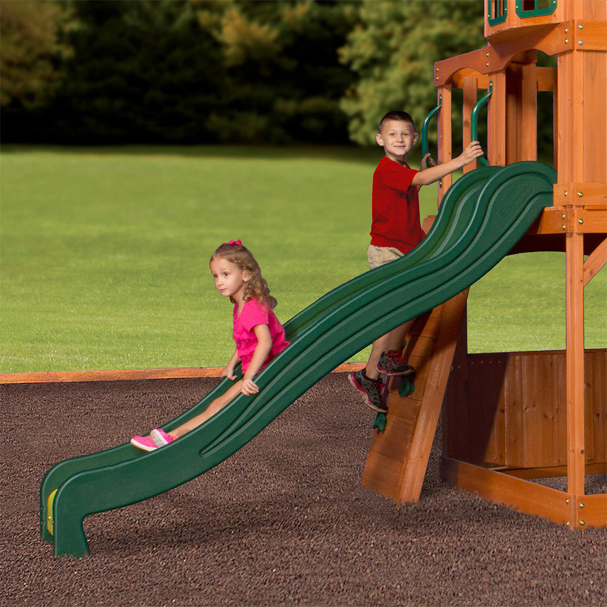 Backyard Discovery Atlantic Wooden Swing Set (312 Years) Costco UK