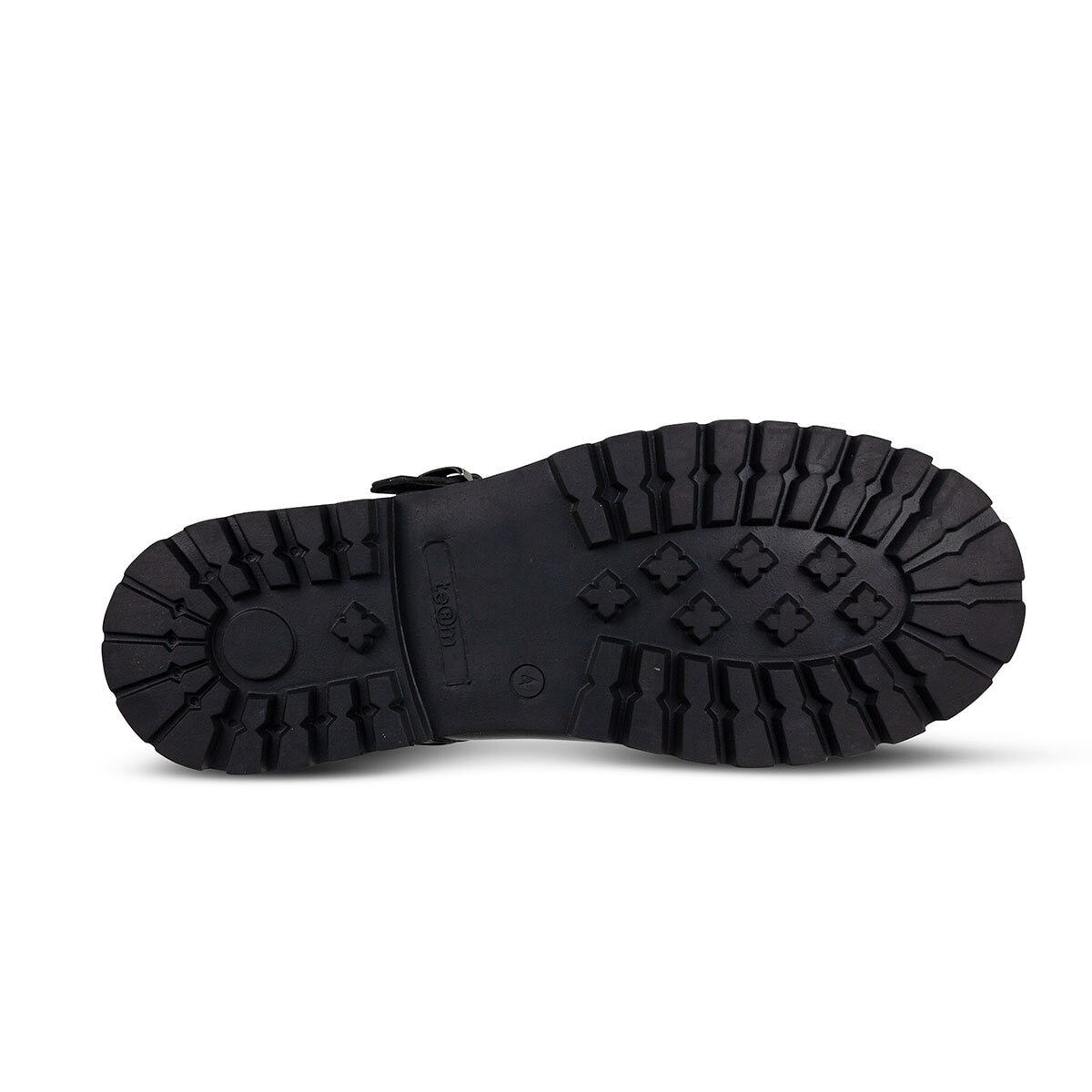 TeⓇm Emily Leather Buckle T-Bar Girl's School Shoes