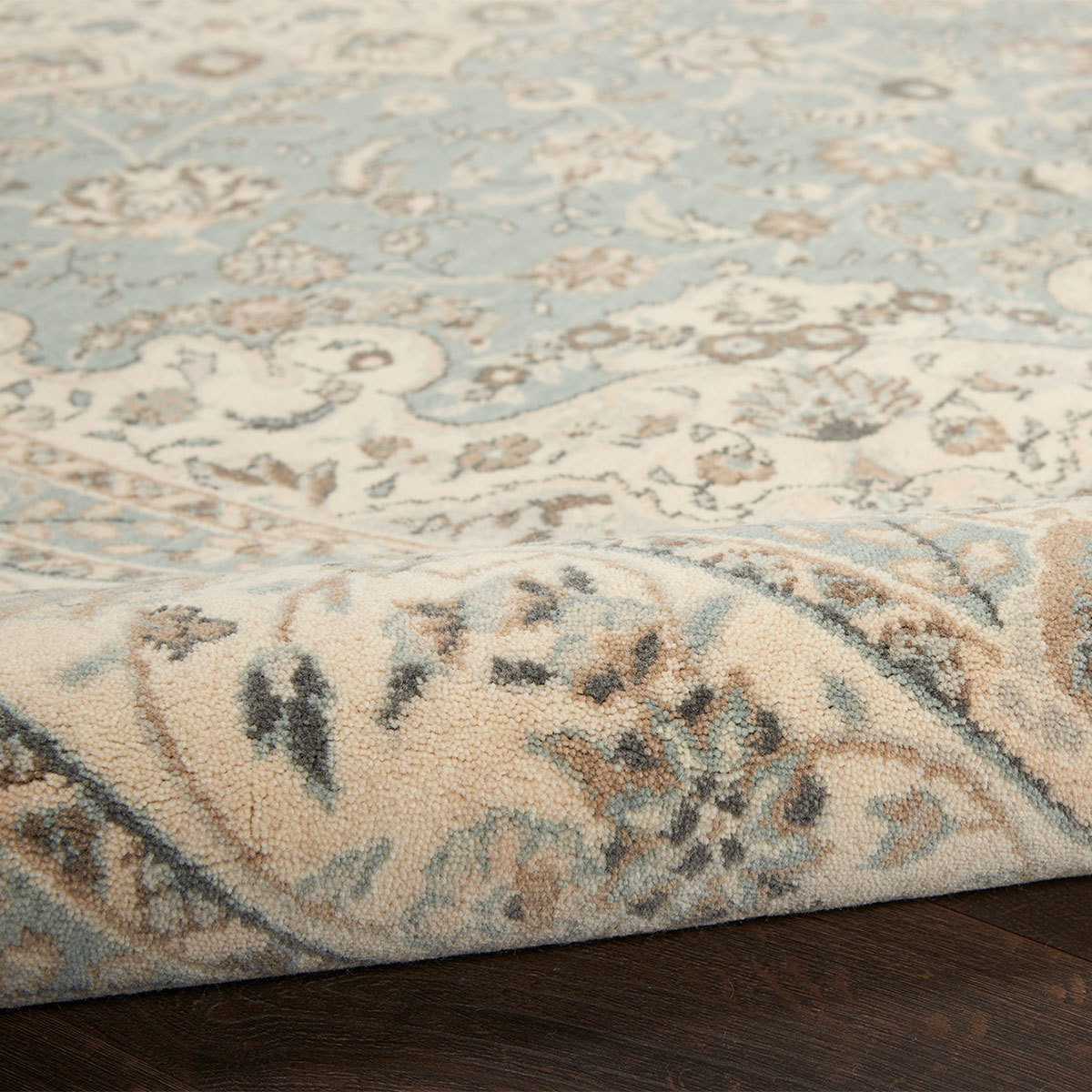 Living Treasures Azure Medallion Rug in 2 Sizes Costco UK