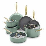 GreenPan Jewel Pro Cook Set, 15 Piece in Green