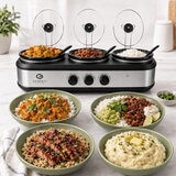 Lifestyle image SensioHome Triple Slow cooker Lifestyle image SensioHome Triple Slow cooker