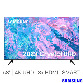 Samsung UE58CU7100KXXU 58 Inch 4K Ultra HD Smart TV