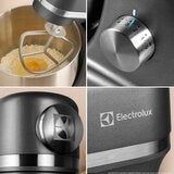 Lifestyle image showing close up of stand mixer
