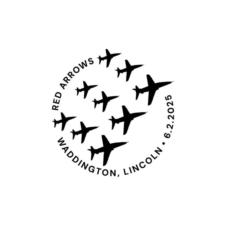 Red Arrows 50p Brilliant Uncirculated Coin Cover from Royal Mail and The Royal Mint