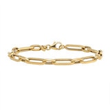 14ct Yellow Gold Paperclip Bracelet