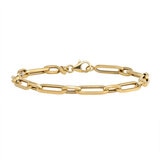 14ct Yellow Gold Paperclip Bracelet