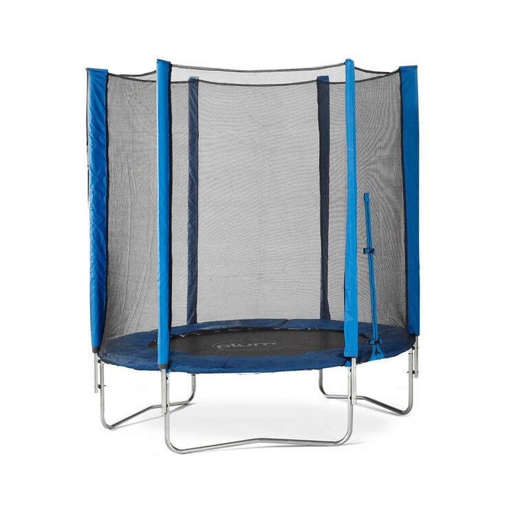 Studio image of the Plum 1.8m Blue Springsafe Trampoline