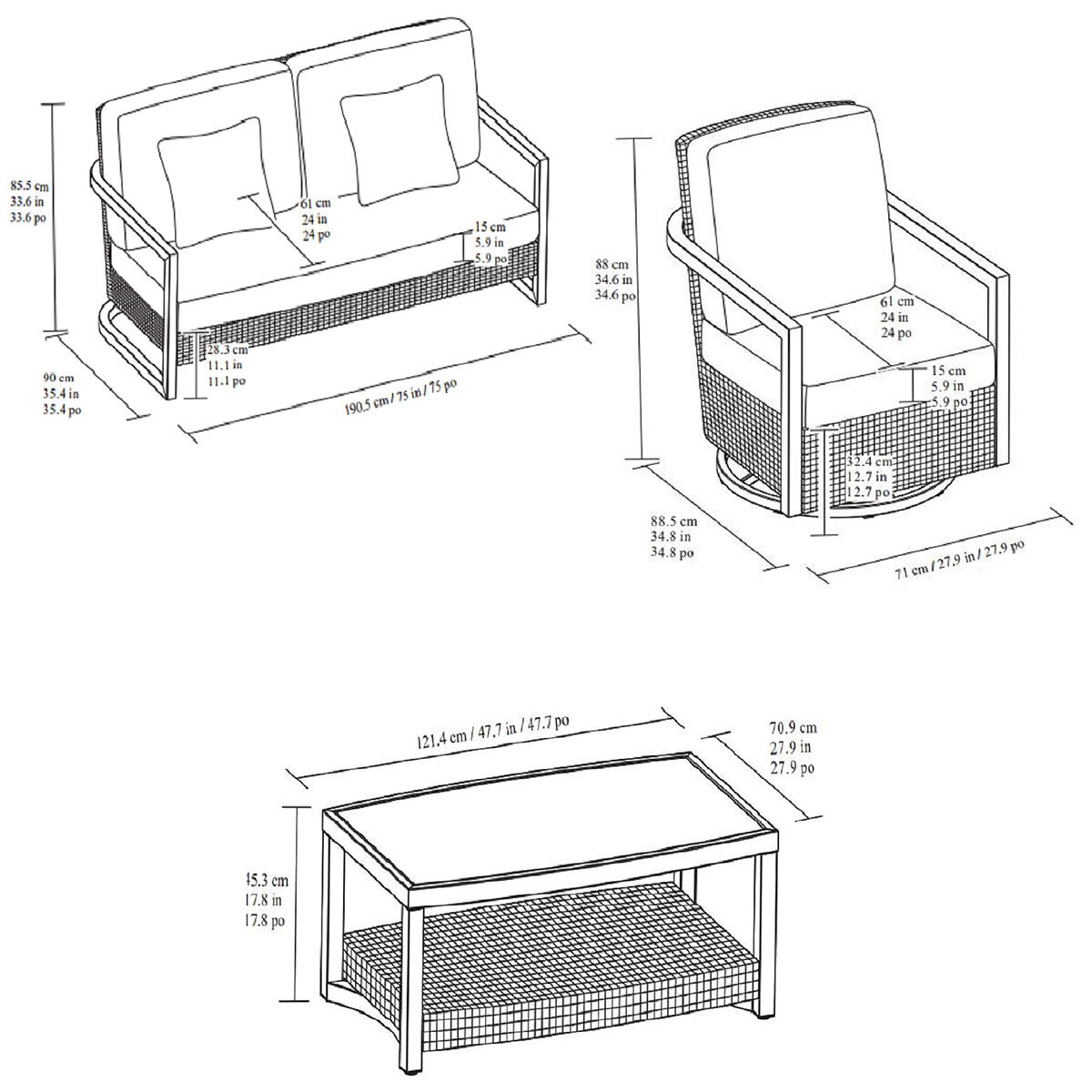 Dimensions