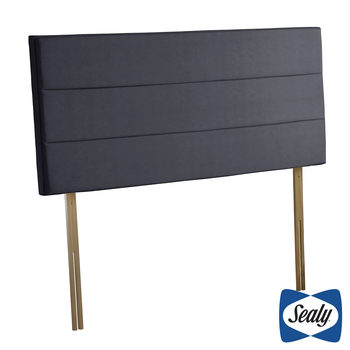 Sealy Kingston Charcoal Fabric Headboard in 4 Sizes