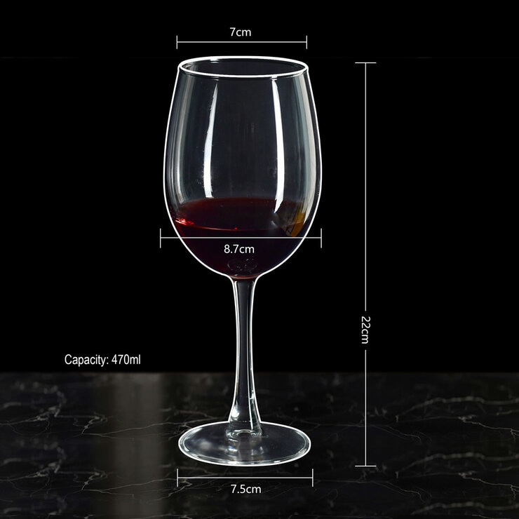 Wine Glass Set 470ML, 18 Pack