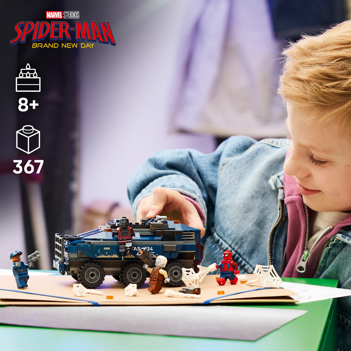 LEGO Marvel Spider-Man Prison Transport Chase - Model 76349 (8+ Years) LEGO Marvel Spider-Man Prison Transport Chase - Model 76349 (8+ Years)