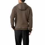 Kirkland Signature Mens Full Zip Hoody in Brown