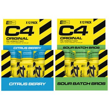 C4 Original Pre-Workout Shots, 12 x 60ml