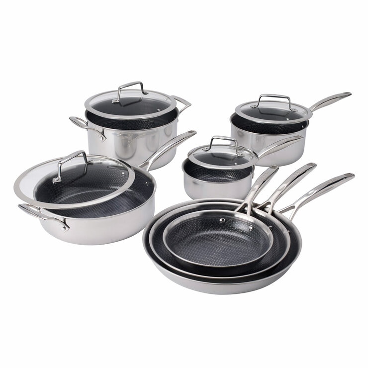 Henckels Paradigm Stainless Steel Cookware Set, 11 Piece