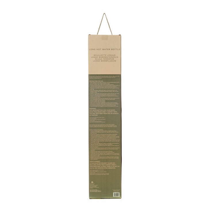 Aroma Home Long Hot Water Bottle in Grey Aroma Home Long Hot Water Bottle in Grey