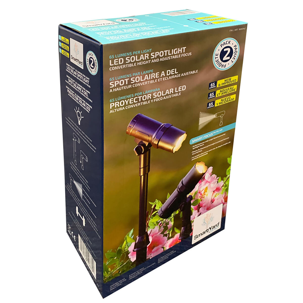Alpan Solar LED Spotlights, 2 Pack Costco UK