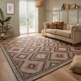 Concept Looms Sumac Brown Rust Indoor Outdoor Rug, in 3 Sizes Concept Looms Sumac Brown Rust Indoor Outdoor Rug, in 3 Sizes