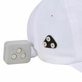 Hisooth H3 Hair Regroth Scalp Massage Cap with LED Light in White, size Large