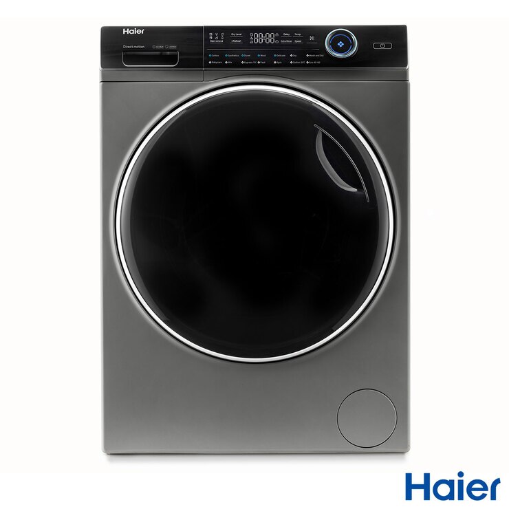 Haier HWD100B14979S, 10/6kg, 1400rpm Washer Dryer D Rated in Graphite