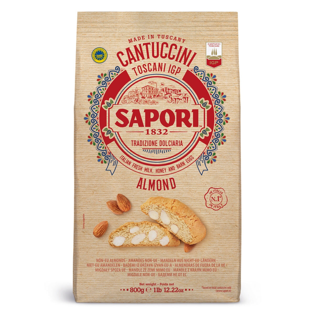 Sapori Cantuccini Almond Biscuit, 800g