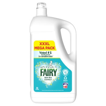 Fairy Non Bio Laundry Liquid, 140 Wash, 4.34L